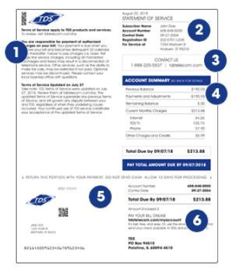 Understanding Your TDS® Bill | Welcome to More with TDS