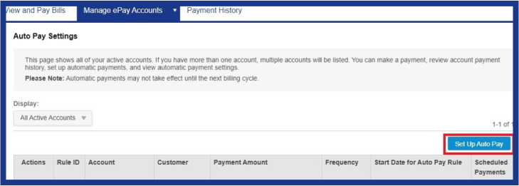 tds online payment auto pay settings